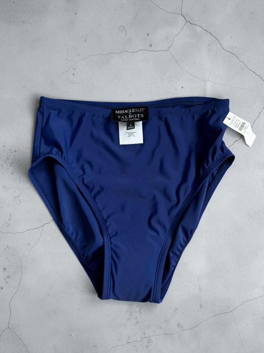 MIRACLESUIT x Talbots Navy Blue Swim Bottom Size 6 NEW NWOT